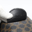 CELINE Macadam Canvas Boston Bag PVC Leather Black Gold Auth 189955A-12