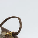 GUCCI GG Supreme Web Sherry Line Bag PVC Beige Gold 904 02 047 Auth 189958-9