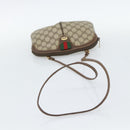 GUCCI GG Supreme Web Sherry Line Bag PVC Beige Gold 904 02 047 Auth 189958-7