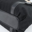 BURBERRY Nova Check Tote Bag Canvas Beige Silver Auth 189960A-9