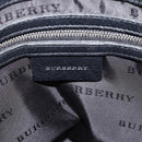 BURBERRY Nova Check Tote Bag Canvas Beige Silver Auth 189960A-10
