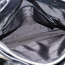 BURBERRY Nova Check Tote Bag Canvas Beige Silver Auth 189960A-22