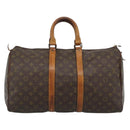 LOUIS VUITTON Monogram Keepall 45 Boston Bag M41428 LV Auth 189964-13