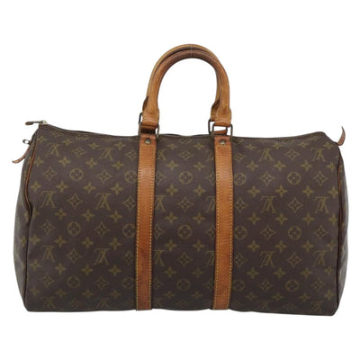 LOUIS VUITTON Monogram Keepall 45 Boston Bag M41428 LV Auth 189964 - 0