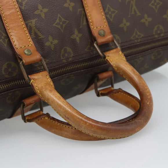 LOUIS VUITTON Monogram Keepall 45 Boston Bag M41428 LV Auth 189964