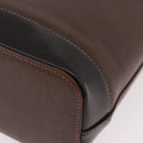BURBERRY Schoudertas Leer Bruin Goud Auth 189965-16