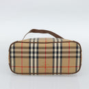 Burberrys Nova Check Shoulder Bag Canvas Beige Gold Auth 189972A-5