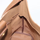 Burberrys Nova Check Shoulder Bag Canvas Beige Gold Auth 189972A-18