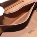 Burberrys Nova Check Shoulder Bag Canvas Beige Gold Auth 189972A-12