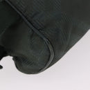 BURBERRY Nova Check Body Bag Nylon Green Silver Auth 189973-8