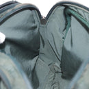 BURBERRY Nova Check Body Bag Nylon Green Silver Auth 189973-20
