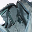 BURBERRY Nova Check Body Bag Nylon Green Silver Auth 189973-21