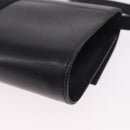 Salvatore Ferragamo Vala Shoulder Bag Leather Black Gold Auth 189974A-17