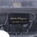 Salvatore Ferragamo Vala Shoulder Bag Leather Black Gold Auth 189974A-12