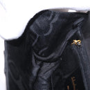 Salvatore Ferragamo Vala Shoulder Bag Leather Black Gold Auth 189974A-19