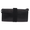 Salvatore Ferragamo Vala Shoulder Bag Leather Black Gold Auth 189974A-2