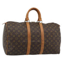 LOUIS VUITTON Monogram Keepall 45 Boston Bag M41428 LV Auth 189980-1