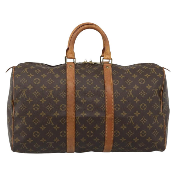 LOUIS VUITTON Monogram Keepall 45 Boston Bag M41428 LV Auth 189980