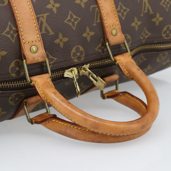 LOUIS VUITTON Monogram Keepall 45 Boston Bag M41428 LV Auth 189980
