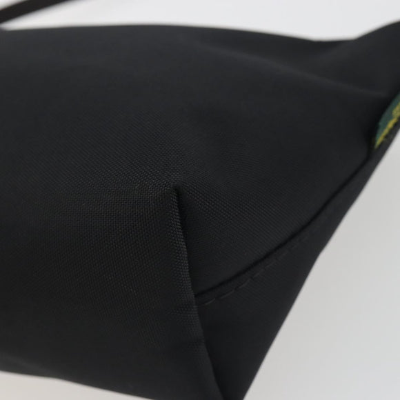 Herve Chapelier Shoulder Bag Canvas Black Auth 189983A