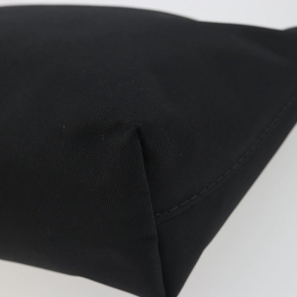 Herve Chapelier Shoulder Bag Canvas Black Auth 189983A