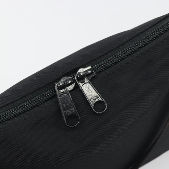 Herve Chapelier Shoulder Bag Canvas Black Auth 189983A