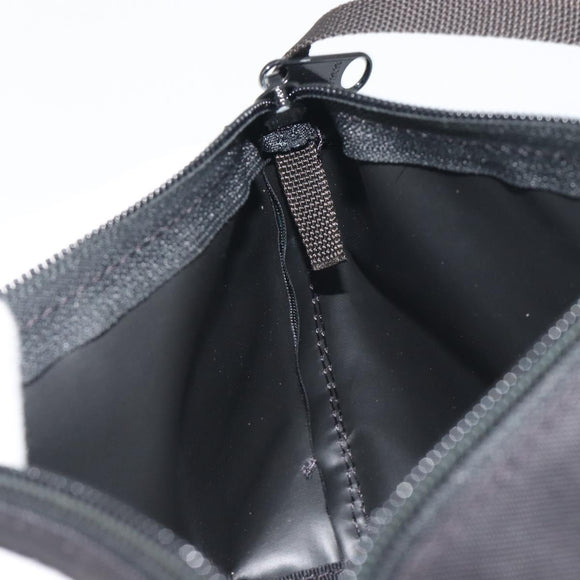 Herve Chapelier Shoulder Bag Canvas Black Auth 189983A