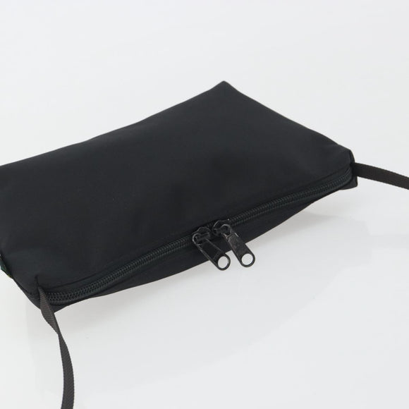 Herve Chapelier Shoulder Bag Canvas Black Auth 189983A