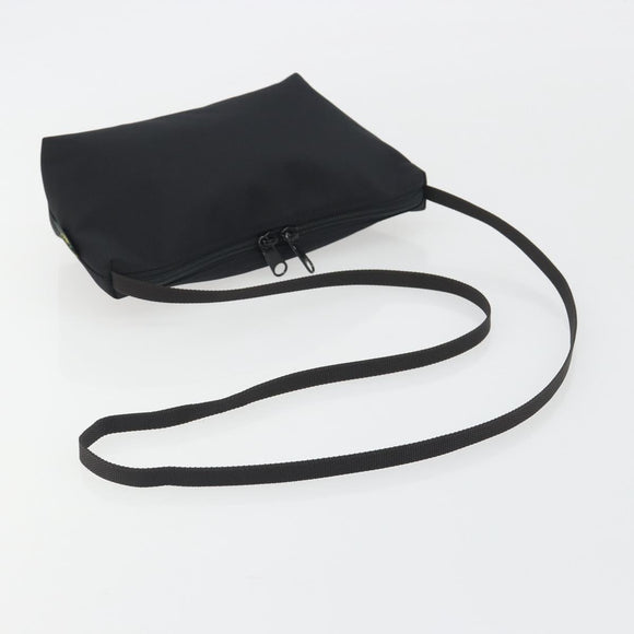 Herve Chapelier Shoulder Bag Canvas Black Auth 189983A