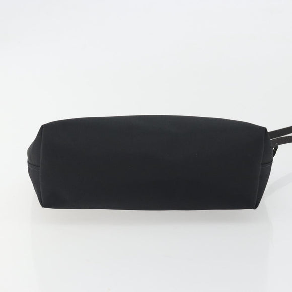 Herve Chapelier Shoulder Bag Canvas Black Auth 189983A