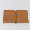 CELINE Macadam Canvas Compact Wallet PVC Leather Brown Auth 189986A-8