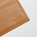 CELINE Macadam Canvas Compact Wallet PVC Leather Brown Auth 189986A-12
