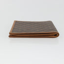 CELINE Macadam Canvas Compact Wallet PVC Leather Brown Auth 189986A-5