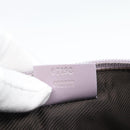 GUCCI GG Canvas Accessory Pouch Lavende Silver 07198 Auth 189988A-12