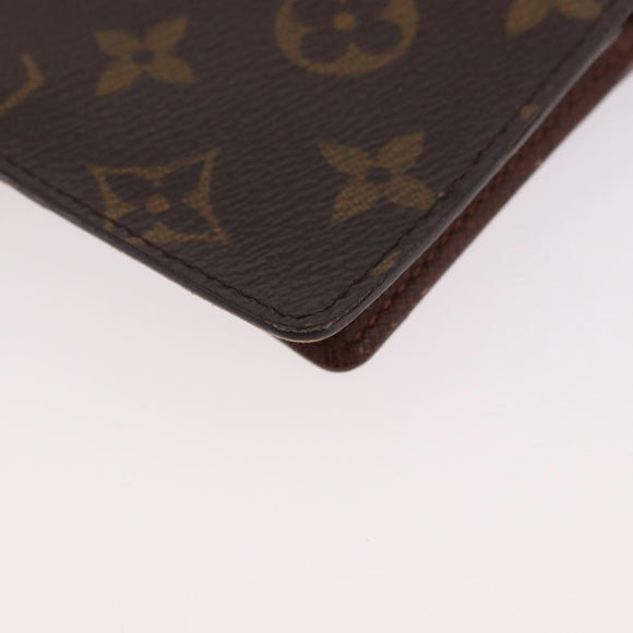 LOUIS VUITTON Monogram Agenda PM Day Planner Cover R20005 LV Auth 189992