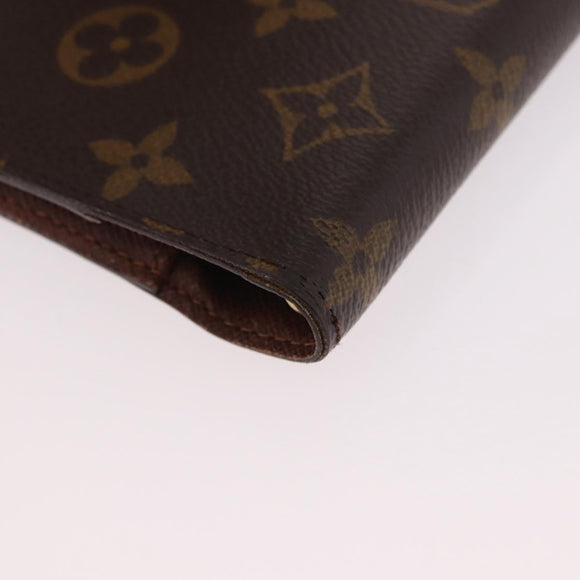 LOUIS VUITTON Monogram Agenda PM Day Planner Cover R20005 LV Auth 189992