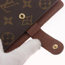 LOUIS VUITTON Monogram Agenda PM Day Planner Cover R20005 LV Auth 189992-18