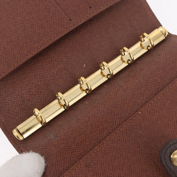 LOUIS VUITTON Monogram Agenda PM Day Planner Cover R20005 LV Auth 189992