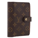 LOUIS VUITTON Monogram Agenda PM Day Planner Cover R20005 LV Auth 189992-1