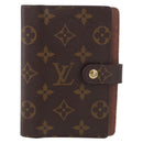LOUIS VUITTON Monogram Agenda PM Day Planner Cover R20005 LV Auth 189992-13