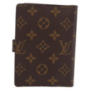 LOUIS VUITTON Monogram Agenda PM Day Planner Cover R20005 LV Auth 189992-2