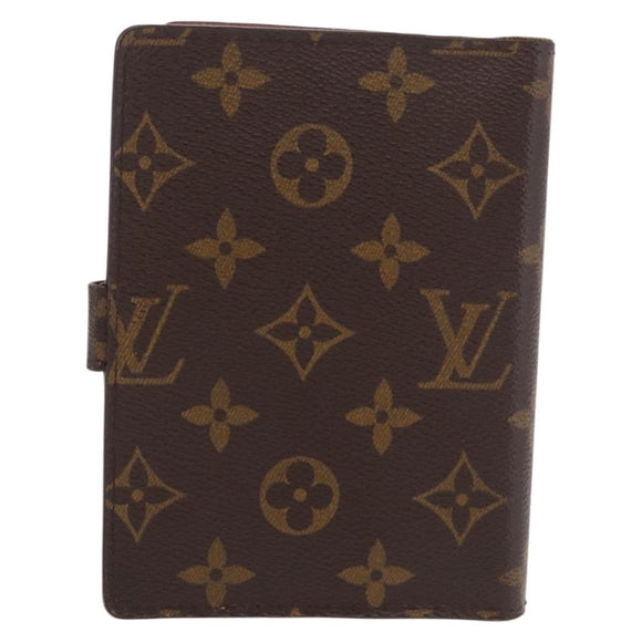 LOUIS VUITTON Monogram Agenda PM Day Planner Cover R20005 LV Auth 189992