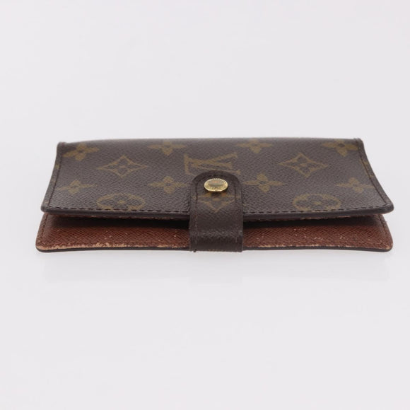 LOUIS VUITTON Monogram Agenda PM Day Planner Cover R20005 LV Auth 189992