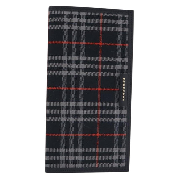 BURBERRY Nova Check Day Planner Cover Canvas Navy Auth 189993A