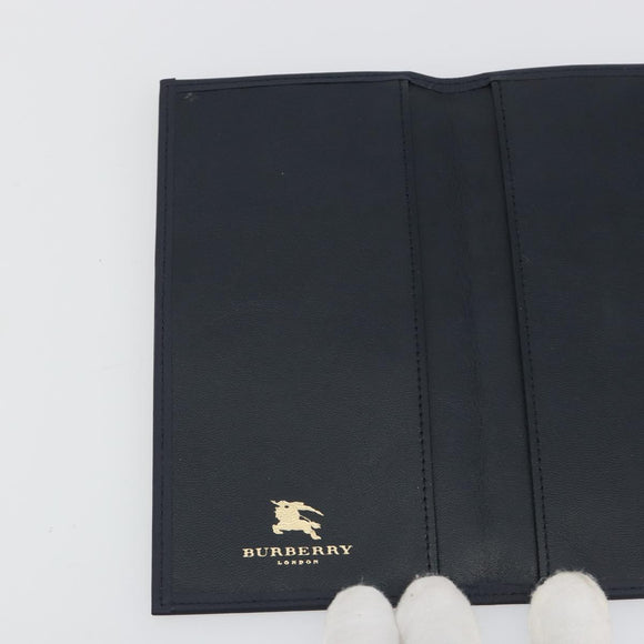 BURBERRY Nova Check Day Planner Cover Canvas Navy Auth 189993A