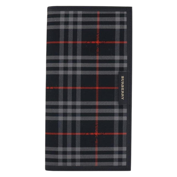 BURBERRY Nova Check Day Planner Cover Canvas Navy Auth 189993A