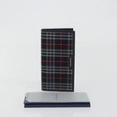 BURBERRY Nova Check Day Planner Cover Canvas Navy Auth 189993A-20