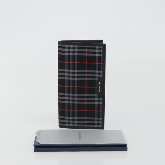 BURBERRY Nova Check Day Planner Cover Canvas Navy Auth 189993A