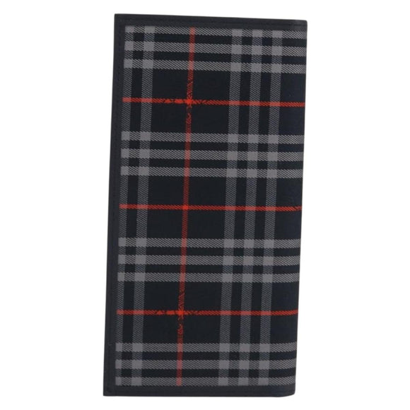 BURBERRY Nova Check Day Planner Cover Canvas Navy Auth 189993A