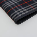 BURBERRY Nova Check Day Planner Cover Canvas Navy Auth 189993A-9